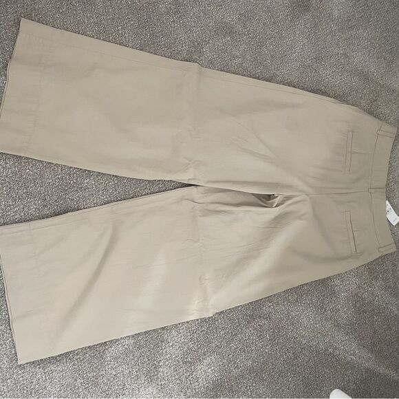 Loft Poplin Wide Leg Pants NWT - Picture 5 of 5